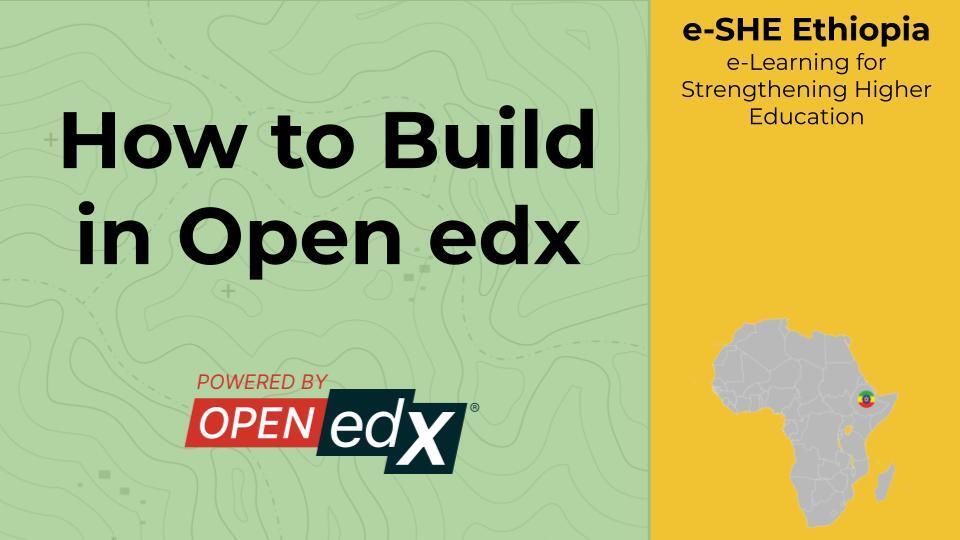 How to Build in Open edX Studio OEX101